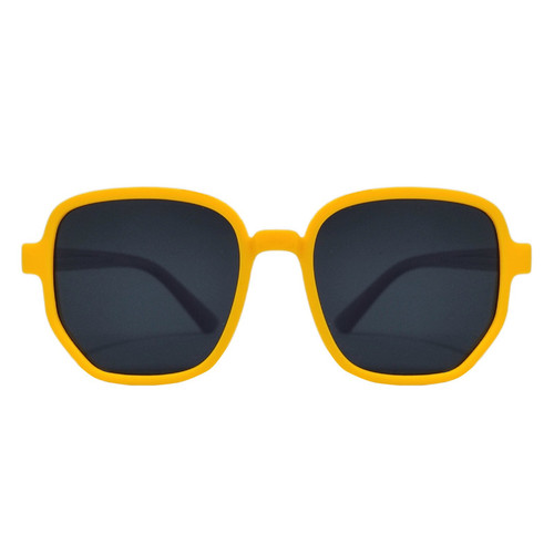 عینک آفتابی بچگانه مدل مربعی کائوچو دسته ژله ای پلاریزه کد 0262