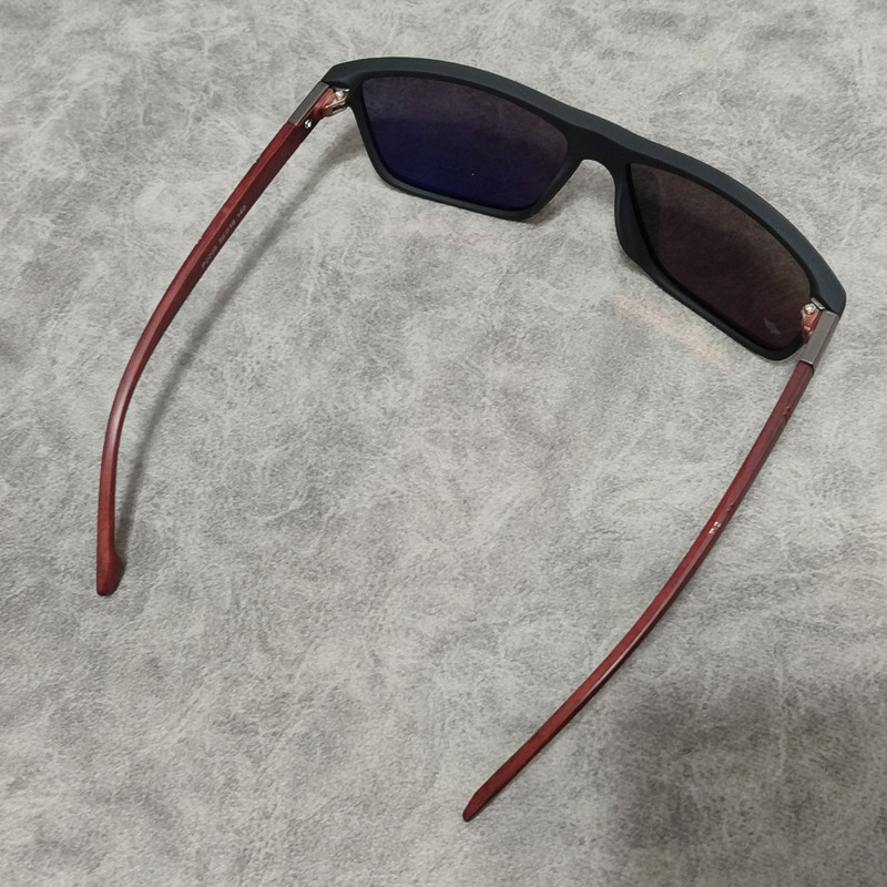 عینک آفتابی مردانه مدل ویفرر پلاریزه دسته چوبی کد 0363 UV400