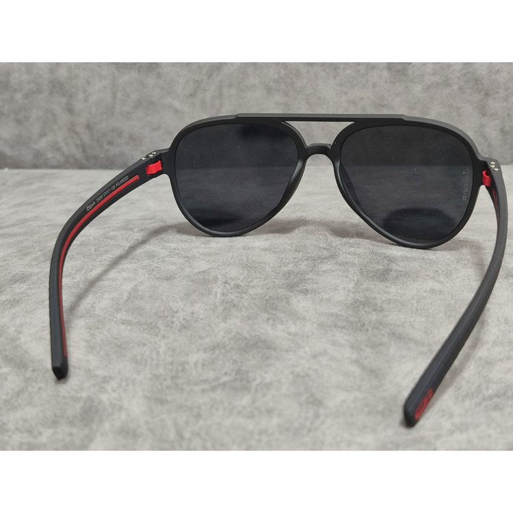 عینک آفتابی مردانه مدل خلبانی کائوچو تیار پلاریزه کد 0332 UV400