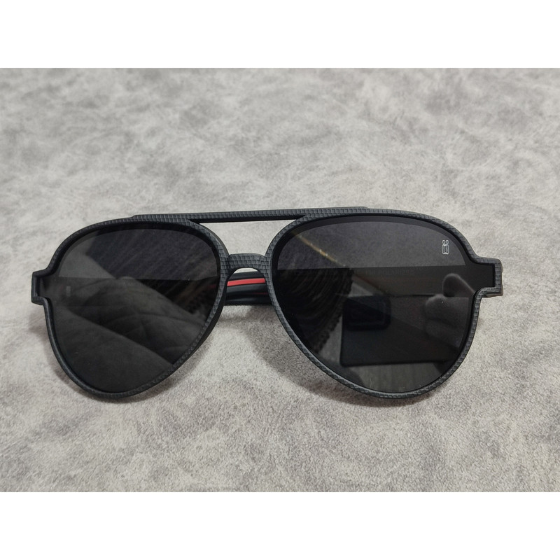 عینک آفتابی مردانه مدل خلبانی کائوچو تیار پلاریزه کد 0332 UV400