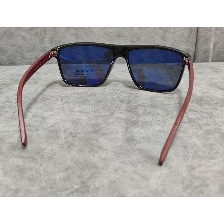 عینک آفتابی مردانه مدل ویفرر پلاریزه دسته چوبی کد 0365 UV400