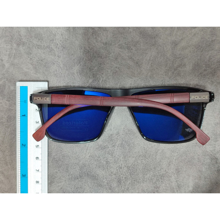 عینک آفتابی مردانه مدل ویفرر پلاریزه دسته چوبی کد 0365 UV400