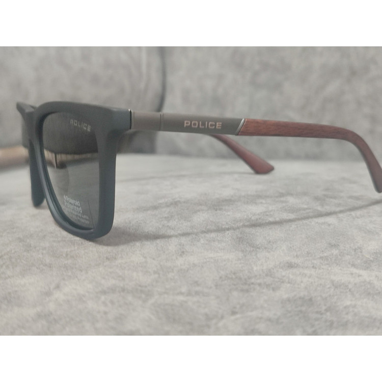 عینک آفتابی مردانه مدل ویفرر کائوچو دسته چوبی پلاریزه کد 0346 UV400