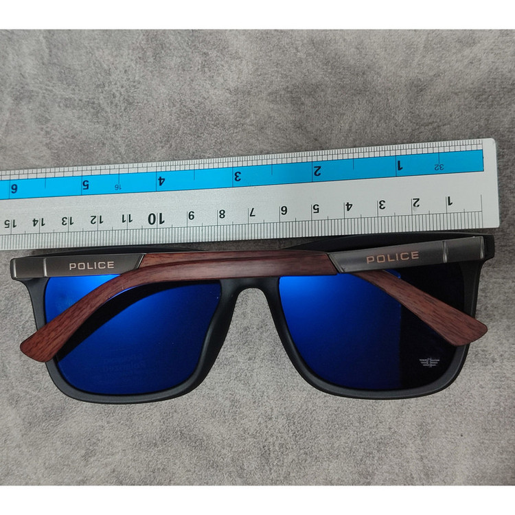 عینک آفتابی مردانه مدل ویفرر کائوچو دسته چوبی پلاریزه کد 0346 UV400