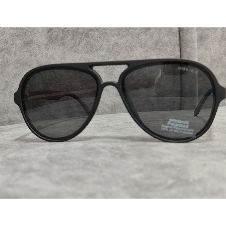 عینک آفتابی مردانه مدل خلبانی پلاریزه دسته چوبی کد 0357 UV400