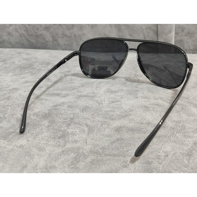 عینک آفتابی مردانه مدل خلبانی کائوچو ژله ای پلاریزه تیار کد 46 UV400