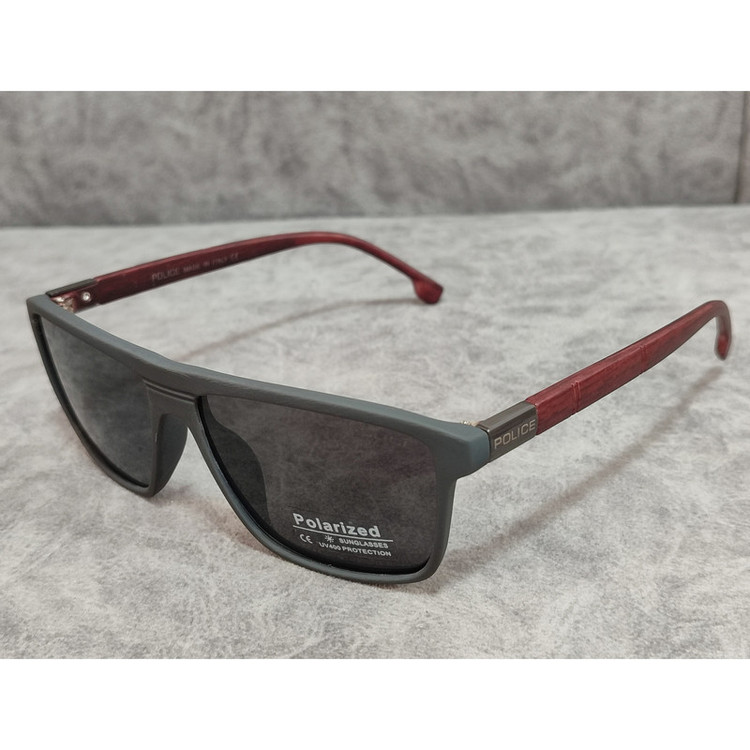 عینک آفتابی مردانه مدل ویفرر پلاریزه دسته چوبی کد 0367 UV400