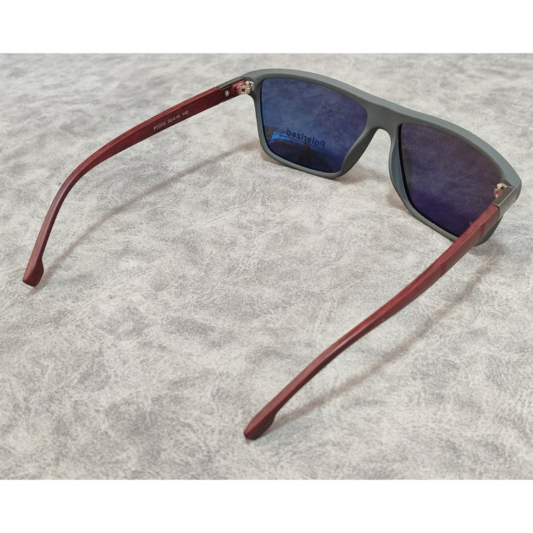عینک آفتابی مردانه مدل ویفرر پلاریزه دسته چوبی کد 0367 UV400