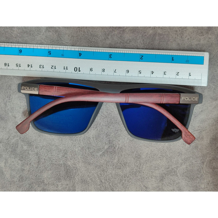 عینک آفتابی مردانه مدل ویفرر پلاریزه دسته چوبی کد 0367 UV400