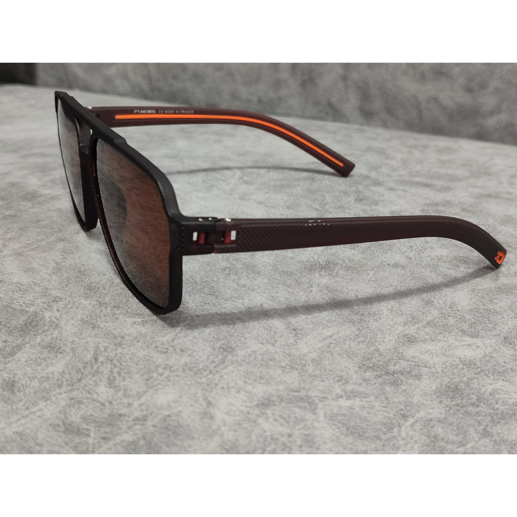 عینک آفتابی مردانه مدل دوبل کائوچو تیار پلاریزه کد 0341 UV400