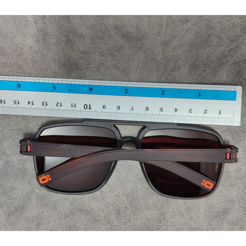 عینک آفتابی مردانه مدل دوبل کائوچو تیار پلاریزه کد 0341 UV400