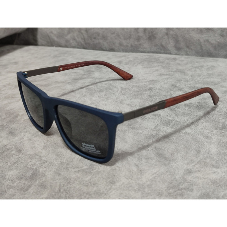 عینک آفتابی مردانه مدل ویفرر پلاریزه دسته چوبی کد 0348 UV400