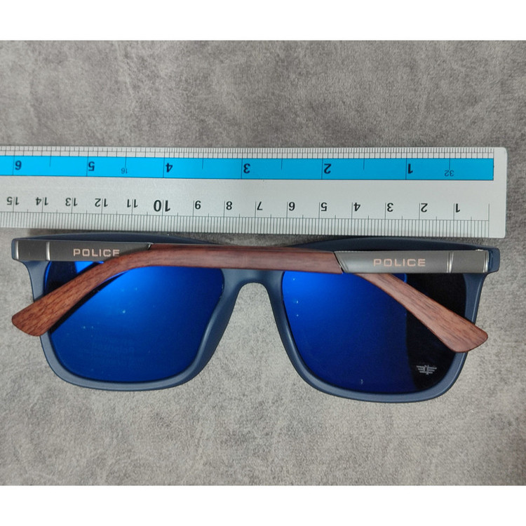 عینک آفتابی مردانه مدل ویفرر پلاریزه دسته چوبی کد 0348 UV400