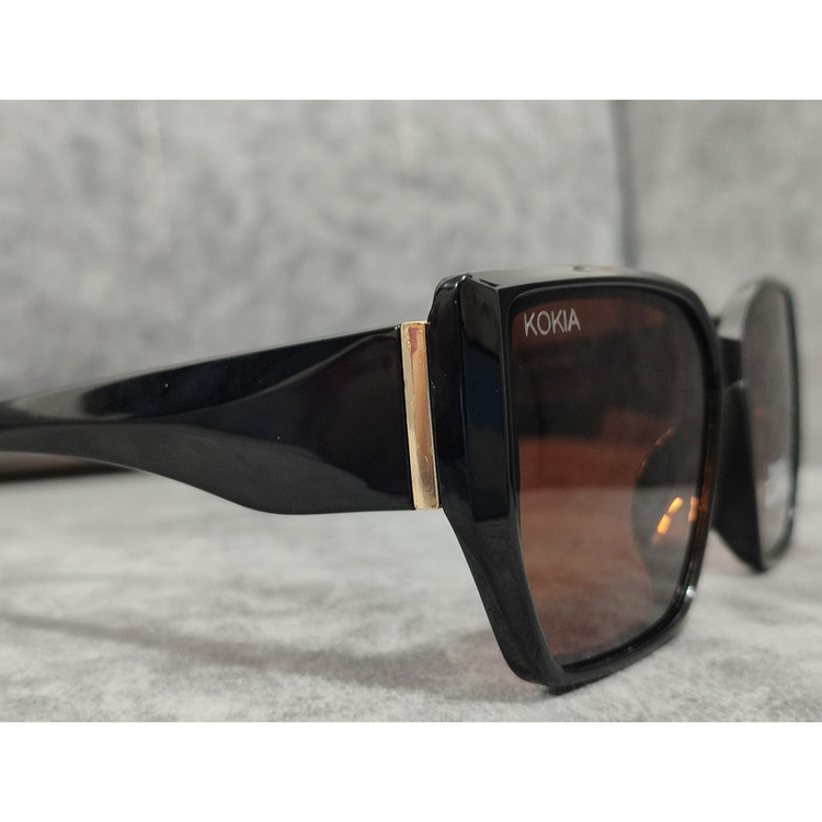 عینک آفتابی زنانه کوکیا مدل مربع کائوچو پلاریزه کد 125 UV400