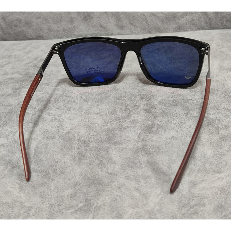 عینک آفتابی مردانه مدل ویفرر پلاریزه دسته چوبی کد 0347 UV400