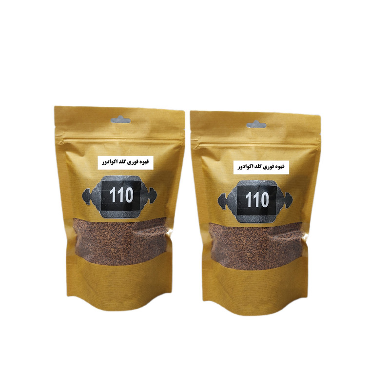 قهوه فوری گلد اکوادور 110 - 100 گرم بسته 2 عددی