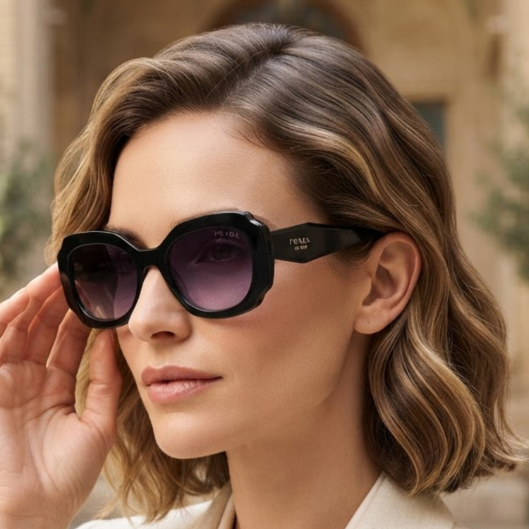 عینک آفتابی زنانه مدل گربه ای کائوچو کد 42 UV400