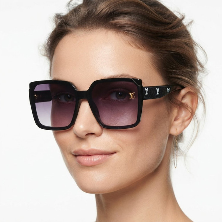 عینک آفتابی زنانه مدل مربع کائوچو کد 40 UV400