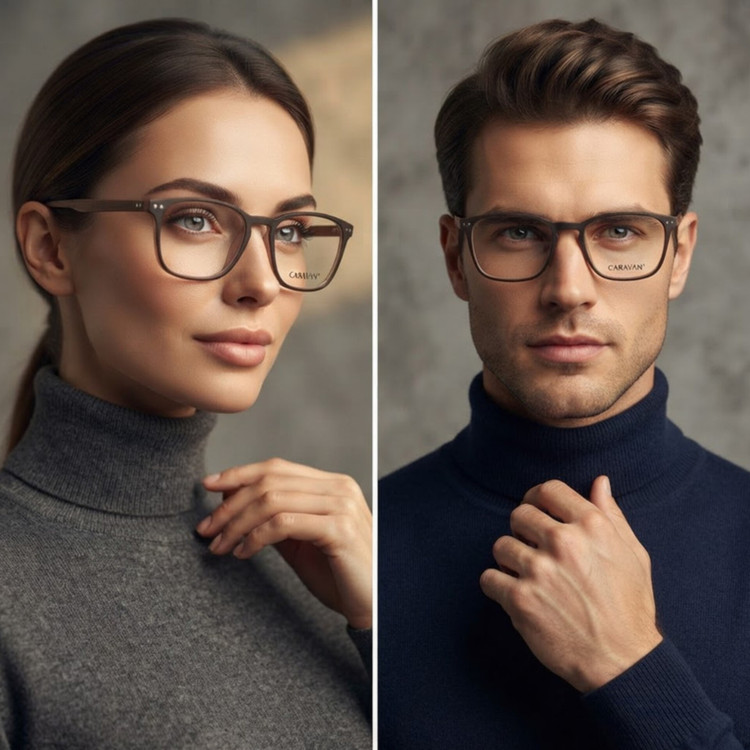فریم عینک طبی مدل ویفرر کائوچو کد 02